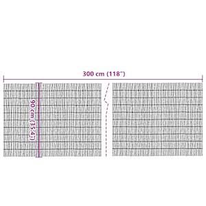 Zahradní plot 500 x 170 cm rákos - obrázek 5
