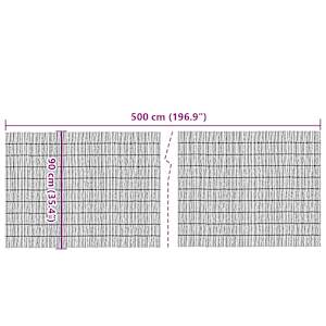 Zahradní plot 500 x 90 cm rákos - obrázek 5