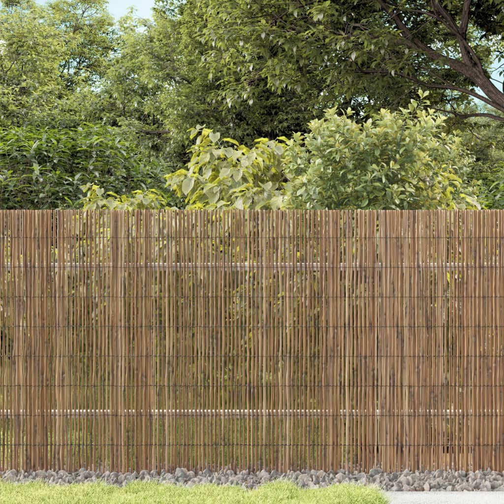 vidaXL Gard de grădină, 300x80 cm, stuf