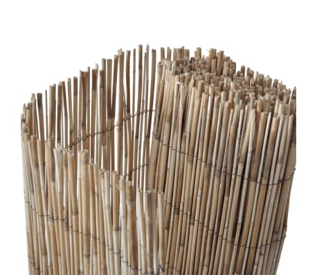 vidaXL Gartenzaun 500x80 cm Schilf