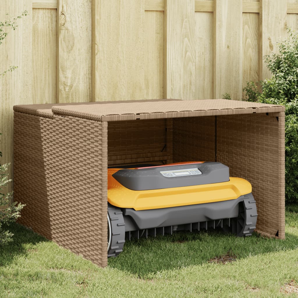 Garage per Robot Tosaerba Beige 86x90x52/57 cm in Polyrattan