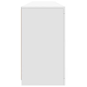 Příborník s LED osvětlením bílý 162 x 37 x 67 cm - obrázek 7