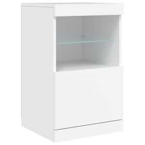 Příborník s LED osvětlením bílý 162 x 37 x 67 cm - obrázek 11