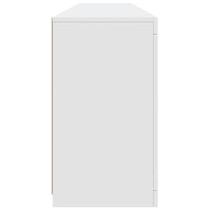Příborník s LED osvětlením bílý 181,5 x 37 x 67 cm - obrázek 7