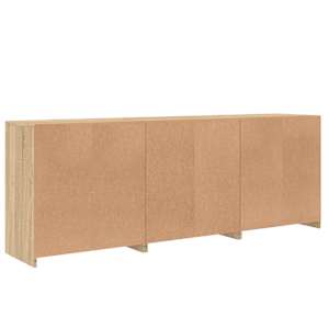 Příborník s LED osvětlením dub sonoma 181,5 x 37 x 67 cm - obrázek 8