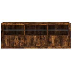 Příborník s LED osvětlením kouřový dub 181,5 x 37 x 67 cm - obrázek 6
