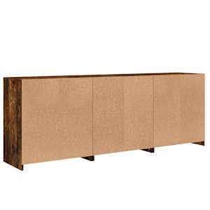 Příborník s LED osvětlením kouřový dub 181,5 x 37 x 67 cm - obrázek 8
