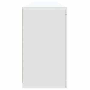 Příborník s LED osvětlením bílý 202 x 37 x 67 cm - obrázek 7