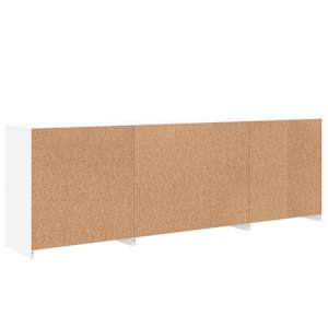 Příborník s LED osvětlením bílý 202 x 37 x 67 cm - obrázek 8