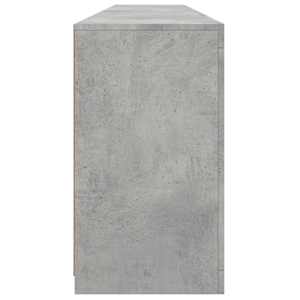 Příborník s LED osvětlením betonově šedý 202 x 37 x 67 cm - obrázek 8