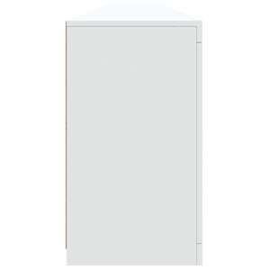 Příborník s LED osvětlením bílý 283 x 37 x 67 cm - obrázek 8