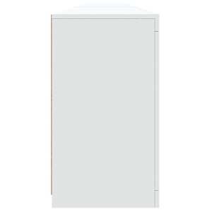 Příborník s LED osvětlením bílý 283 x 37 x 67 cm - obrázek 8
