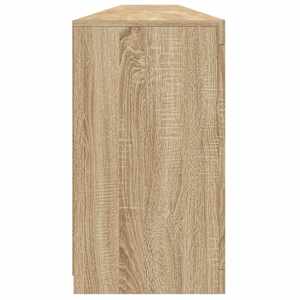 Příborník s LED osvětlením dub sonoma 283 x 37 x 67 cm - obrázek 8