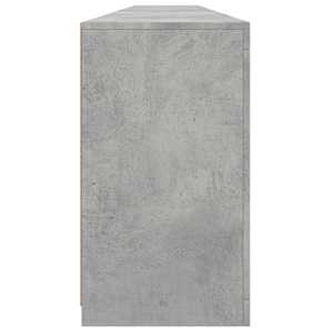 Příborník s LED osvětlením betonově šedý 283 x 37 x 67 cm - obrázek 8
