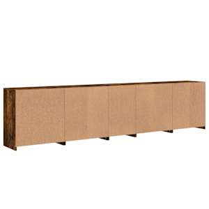 Příborník s LED osvětlením kouřový dub 283 x 37 x 67 cm - obrázek 9