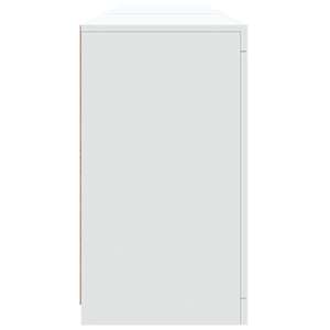 Příborník s LED osvětlením bílý 162 x 37 x 67 cm - obrázek 8