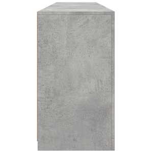 Příborník s LED osvětlením betonově šedý 162 x 37 x 67 cm - obrázek 8