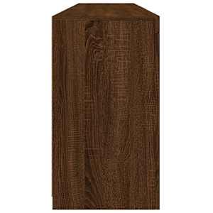 Příborník s LED osvětlením hnědý dub 181,5 x 37 x 67 cm - obrázek 7