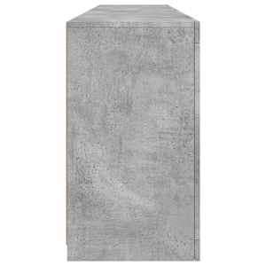 Příborník s LED osvětlením betonově šedý 164 x 37 x 67 cm - obrázek 8