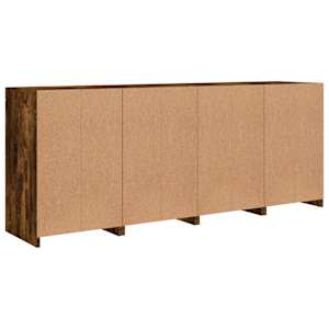 Příborník s LED osvětlením kouřový dub 164 x 37 x 67 cm - obrázek 9