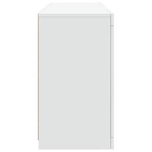 Příborník s LED osvětlením bílý 123 x 37 x 67 cm - obrázek 7