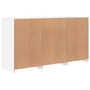 Příborník s LED osvětlením bílý 123 x 37 x 67 cm - obrázek 8