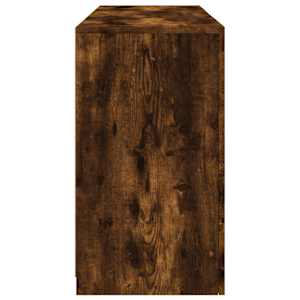 Příborník s LED osvětlením kouřový dub 123 x 37 x 67 cm - obrázek 7