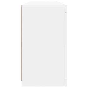 Příborník s LED osvětlením bílý 163 x 37 x 67 cm - obrázek 7