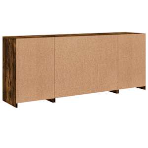 Příborník s LED osvětlením kouřový dub 163 x 37 x 67 cm - obrázek 8