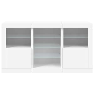 Příborník s LED osvětlením bílý 123 x 37 x 67 cm - obrázek 6
