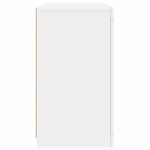 Příborník s LED osvětlením bílý 123 x 37 x 67 cm - obrázek 7