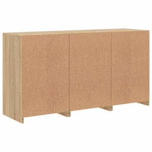 Příborník s LED osvětlením dub sonoma 123 x 37 x 67 cm - obrázek 8