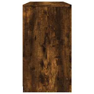 Příborník s LED osvětlením kouřový dub 123 x 37 x 67 cm - obrázek 7