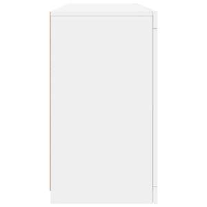 Příborník s LED osvětlením bílý 142,5 x 37 x 67 cm - obrázek 7