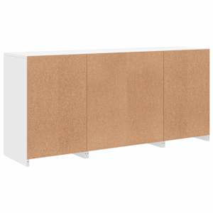 Příborník s LED osvětlením bílý 142,5 x 37 x 67 cm - obrázek 8