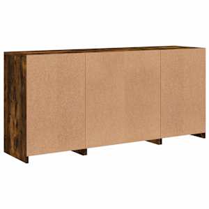 Příborník s LED osvětlením kouřový dub 142,5 x 37 x 67 cm - obrázek 8