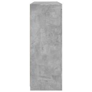 Příborníky s LED osvětlením 3 ks betonově šedé kompozitní dřevo - obrázek 9