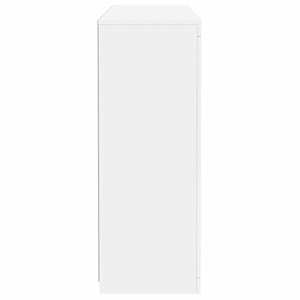 Příborníky s LED osvětlením 3 ks bílé kompozitní dřevo - obrázek 9