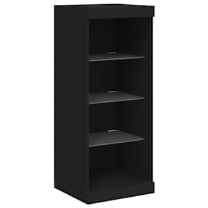 Příborníky s LED osvětlením 3 ks černé kompozitní dřevo - obrázek 8
