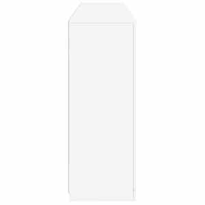 Příborník s LED osvětlením bílý 162 x 37 x 100 cm - obrázek 7