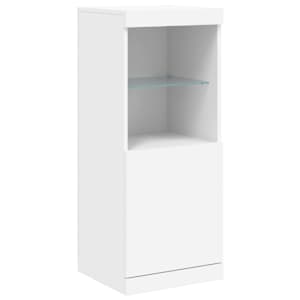 Příborník s LED osvětlením bílý 162 x 37 x 100 cm - obrázek 9