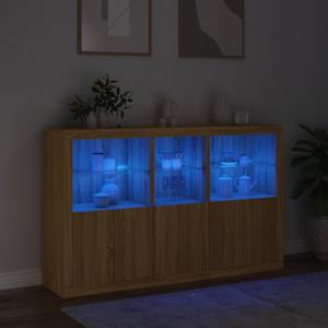 Příborník s LED osvětlením dub sonoma 162 x 37 x 100 cm - obrázek 5