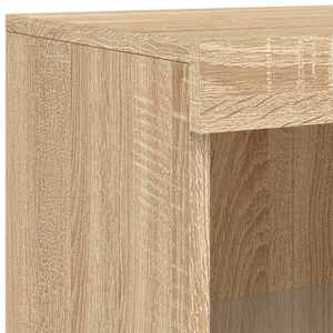 Příborník s LED osvětlením dub sonoma 162 x 37 x 100 cm - obrázek 11