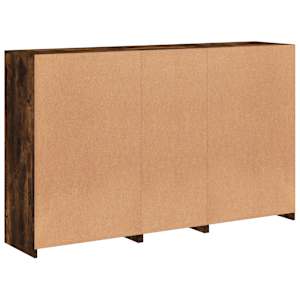 Příborník s LED osvětlením kouřový dub 162 x 37 x 100 cm - obrázek 8