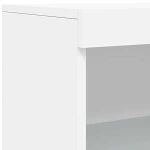 Příborník s LED osvětlením bílý 181,5 x 37 x 100 cm - obrázek 12
