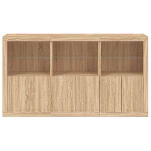 Příborník s LED osvětlením dub sonoma 181,5 x 37 x 100 cm - obrázek 6