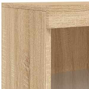Příborník s LED osvětlením dub sonoma 181,5 x 37 x 100 cm - obrázek 11