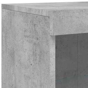 Příborník s LED osvětlením betonově šedý 181,5 x 37 x 100 cm - obrázek 12