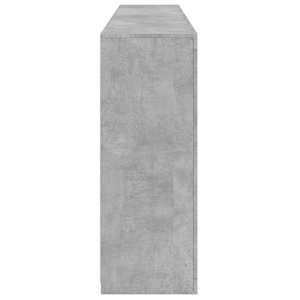 Příborník s LED osvětlením betonově šedý 181,5 x 37 x 100 cm - obrázek 7