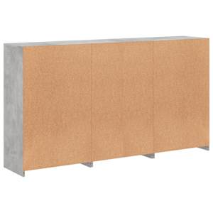 Příborník s LED osvětlením betonově šedý 181,5 x 37 x 100 cm - obrázek 8